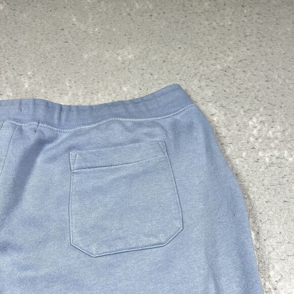 Polo Ralph Lauren Shorts Light Mens Large Blue Summer Beach Tropical Bear Fleece - Picture 10 of 13